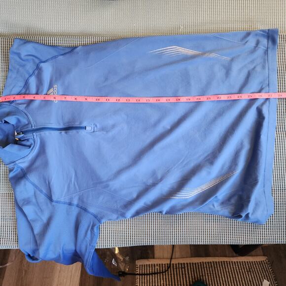 Adidas Men's Medium Blue Track Jacket Lightweight Athletic Wear - Picture 5 of 7